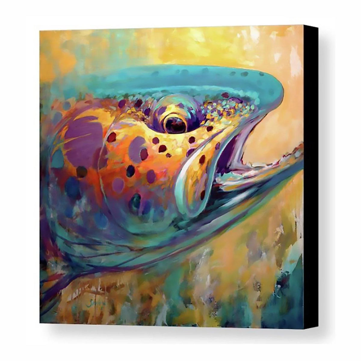 &quot;Fire From Water&quot; Rainbow Trout Art