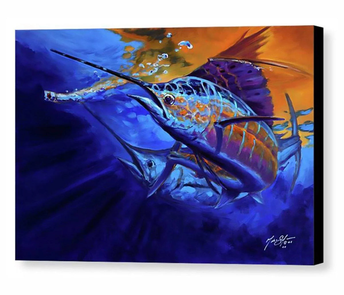 &quot;Sunset Bite&quot; Sailfish Art