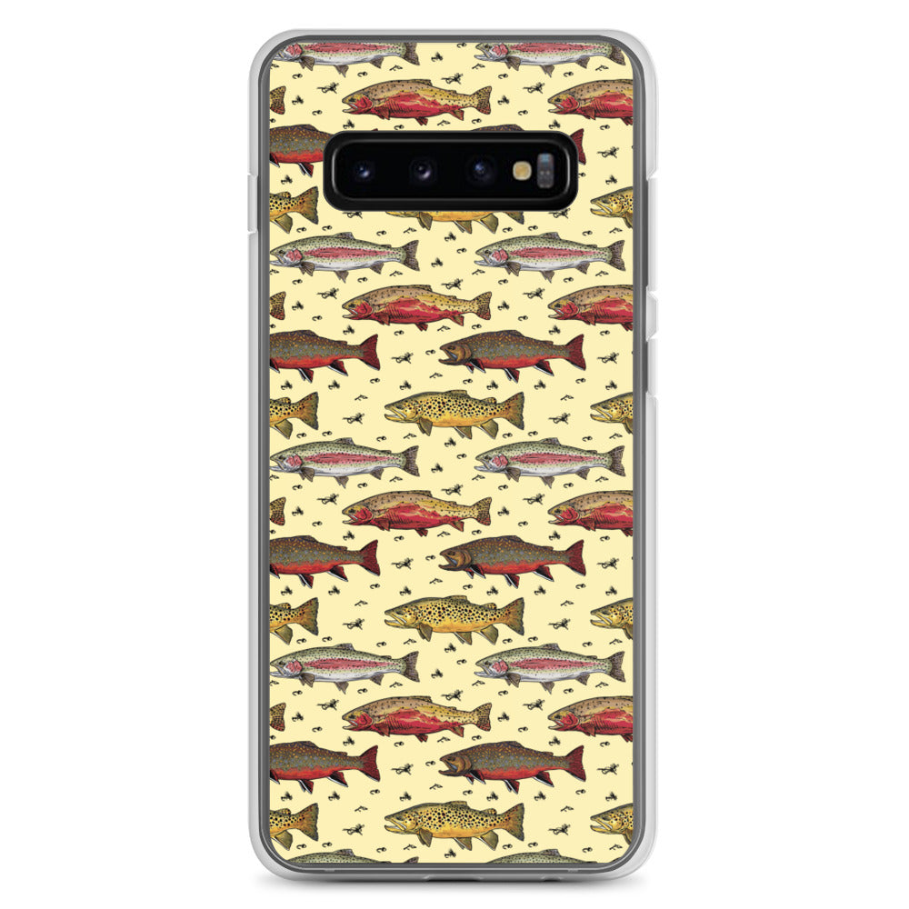 Trout Party Samsung Case Yellow