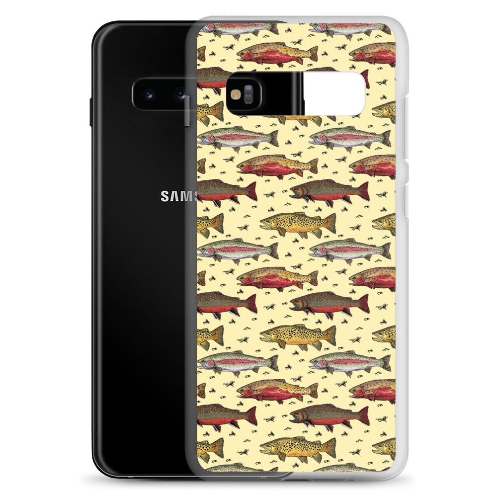 Trout Party Samsung Case Yellow