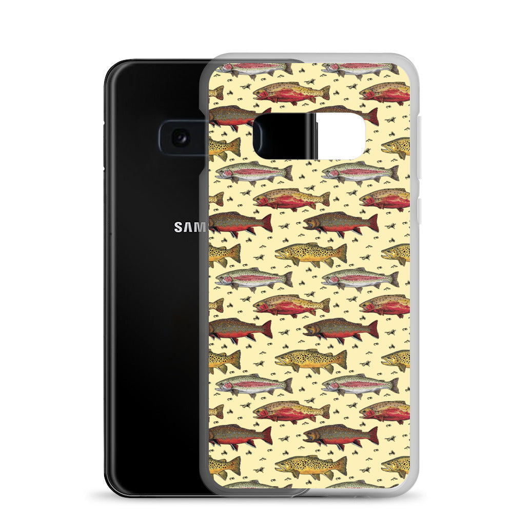 Trout Party Samsung Case Yellow