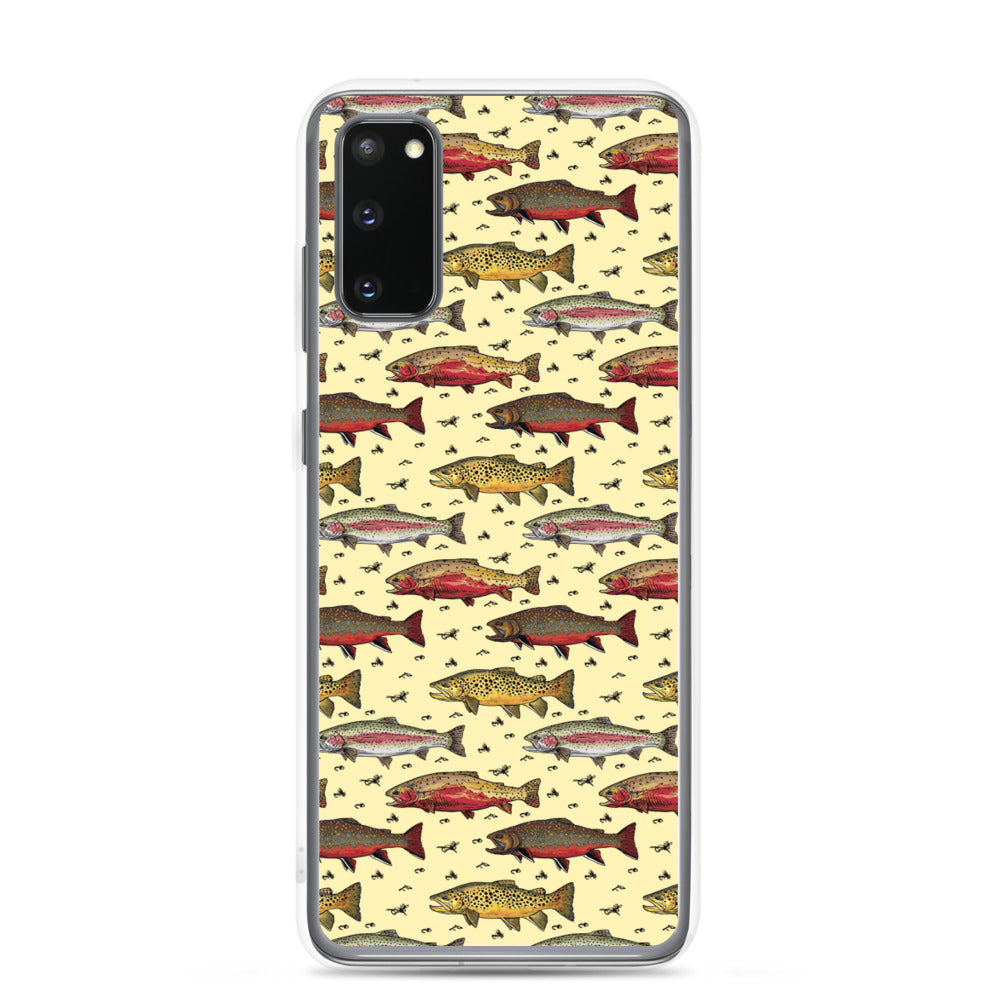 Trout Party Samsung Case Yellow