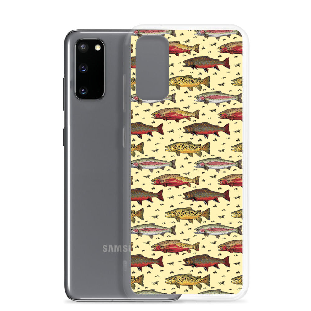 Trout Party Samsung Case Yellow