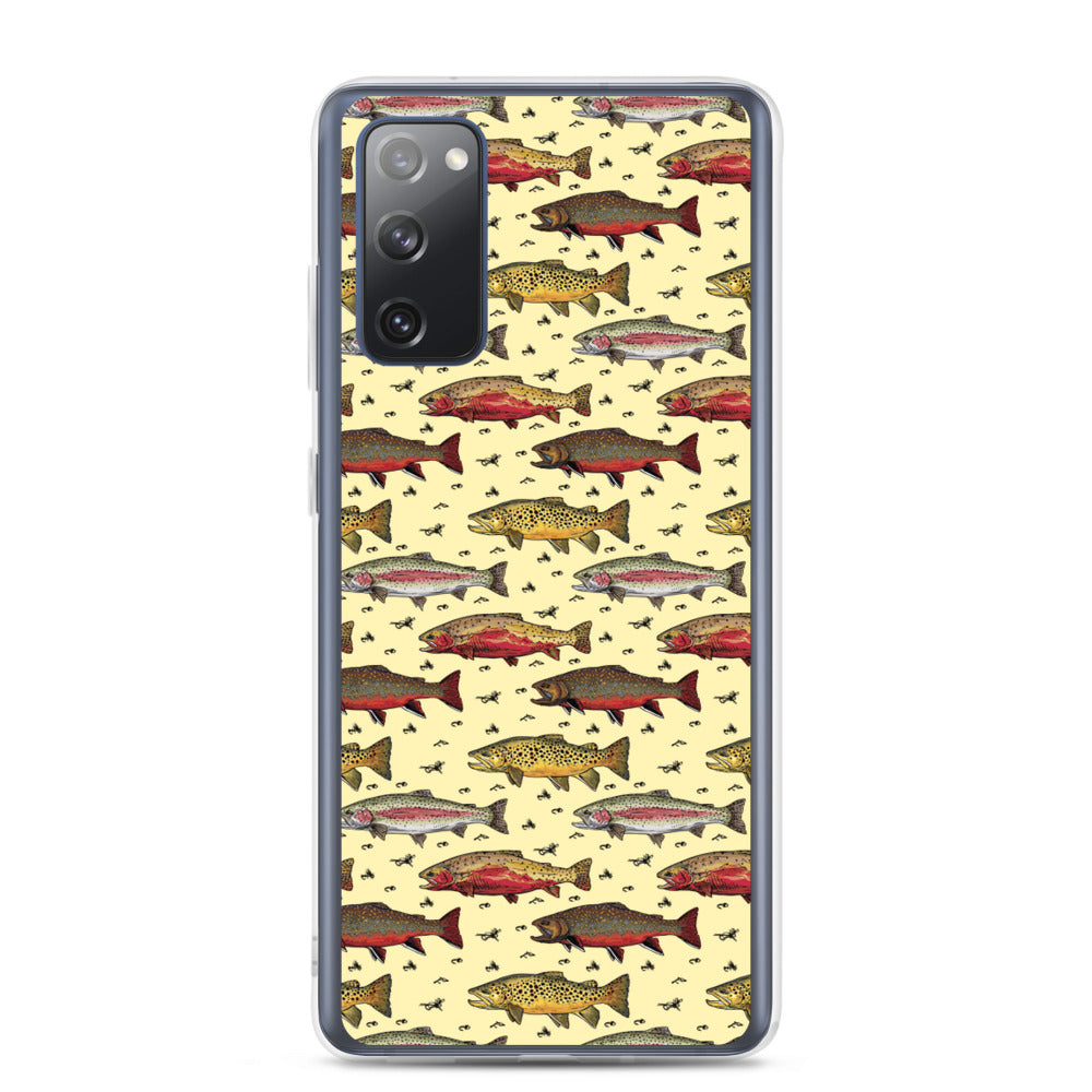 Trout Party Samsung Case Yellow