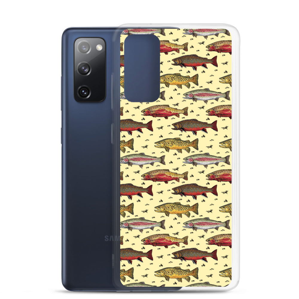 Trout Party Samsung Case Yellow