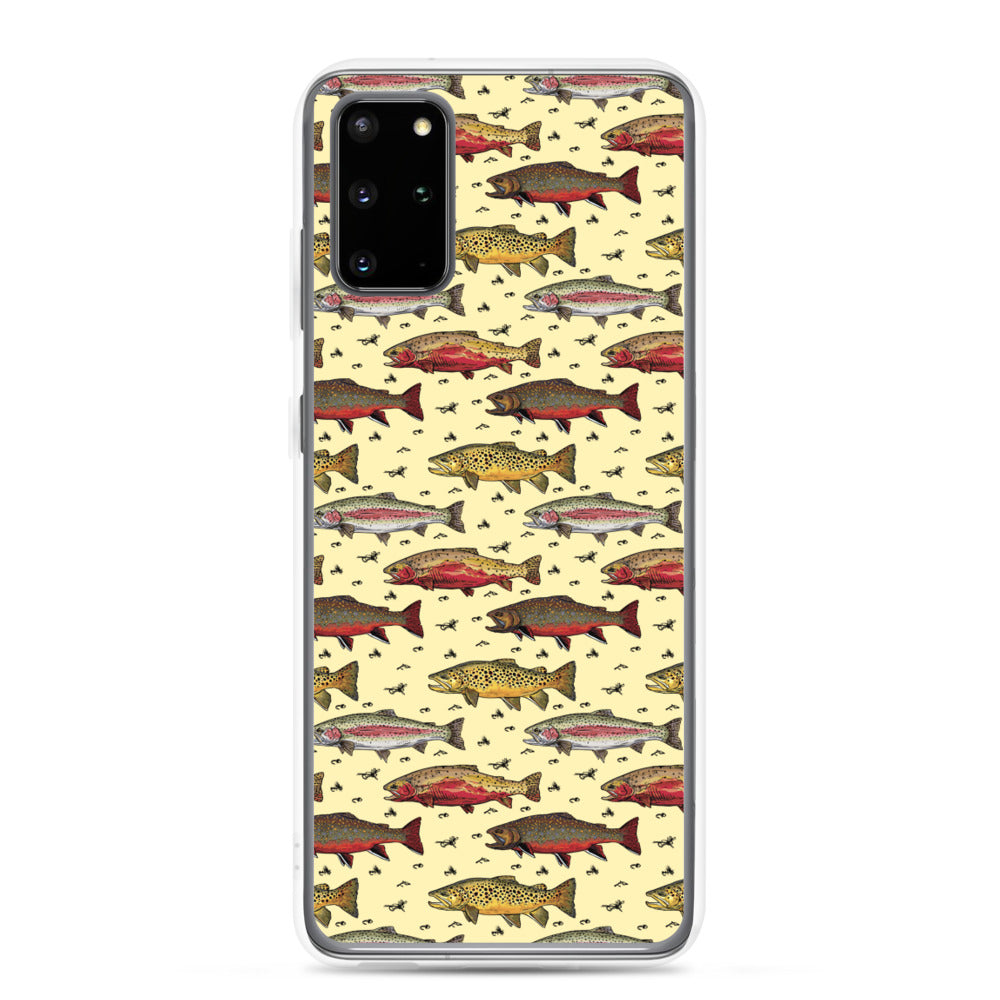 Trout Party Samsung Case Yellow