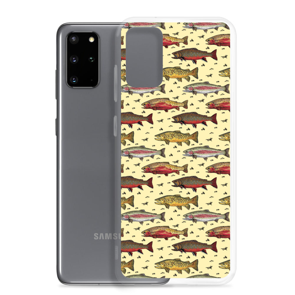 Trout Party Samsung Case Yellow