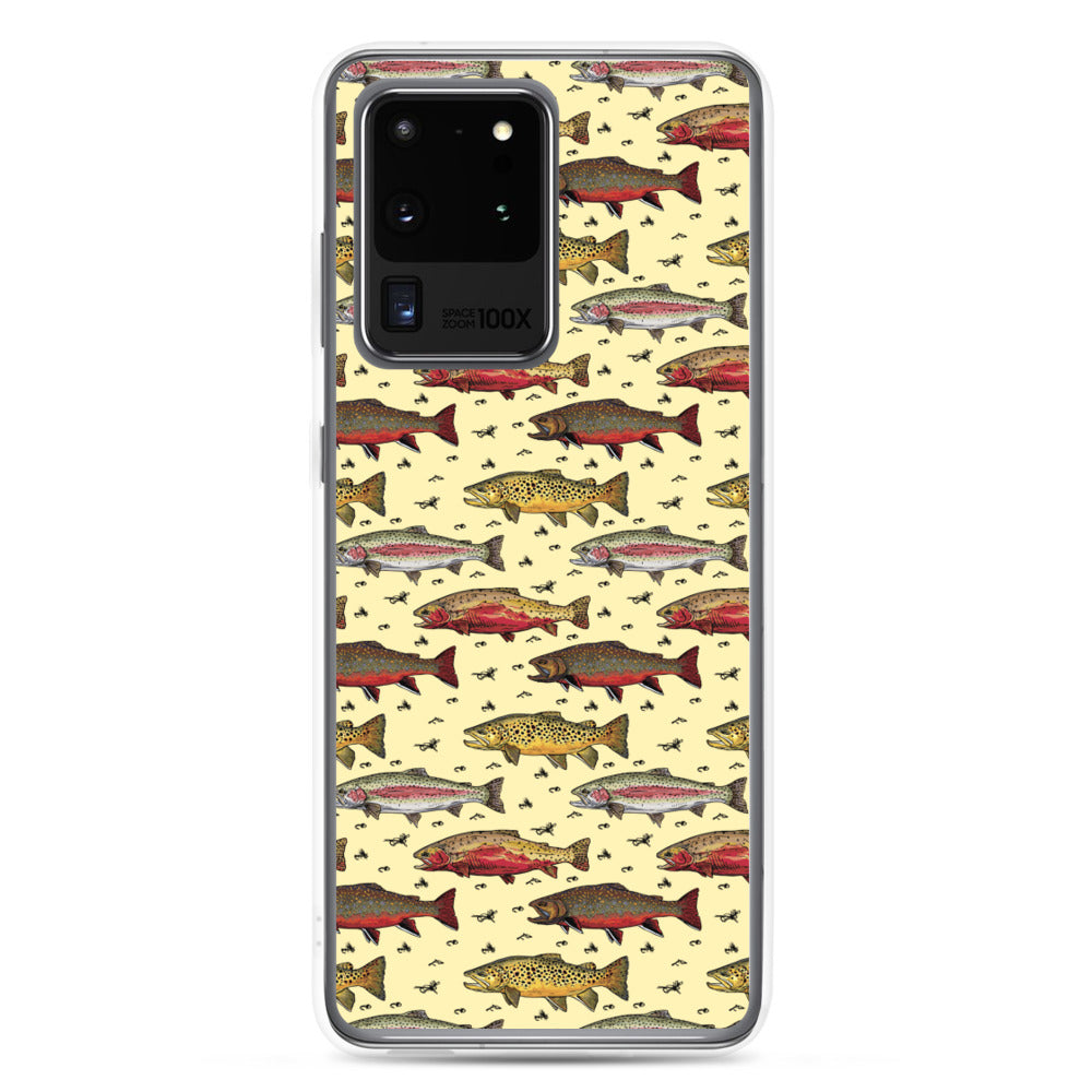 Trout Party Samsung Case Yellow