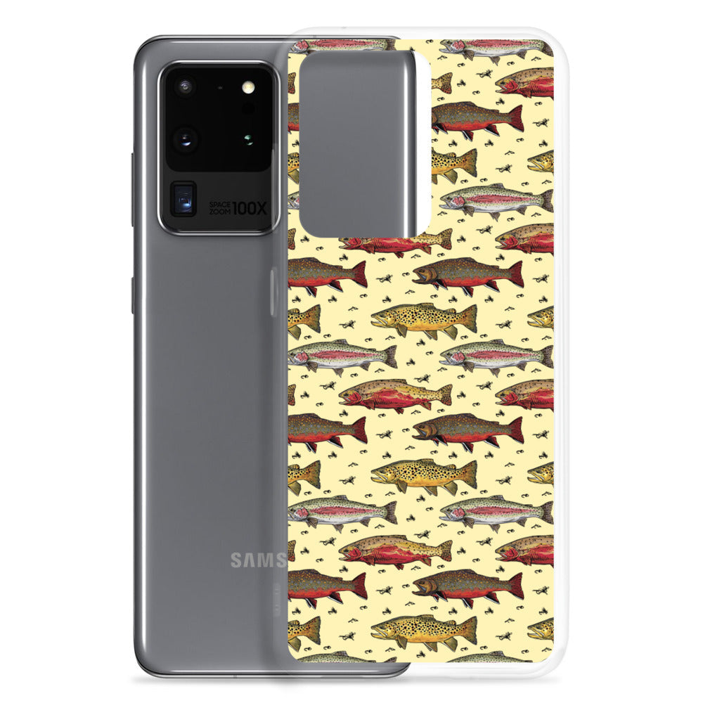 Trout Party Samsung Case Yellow