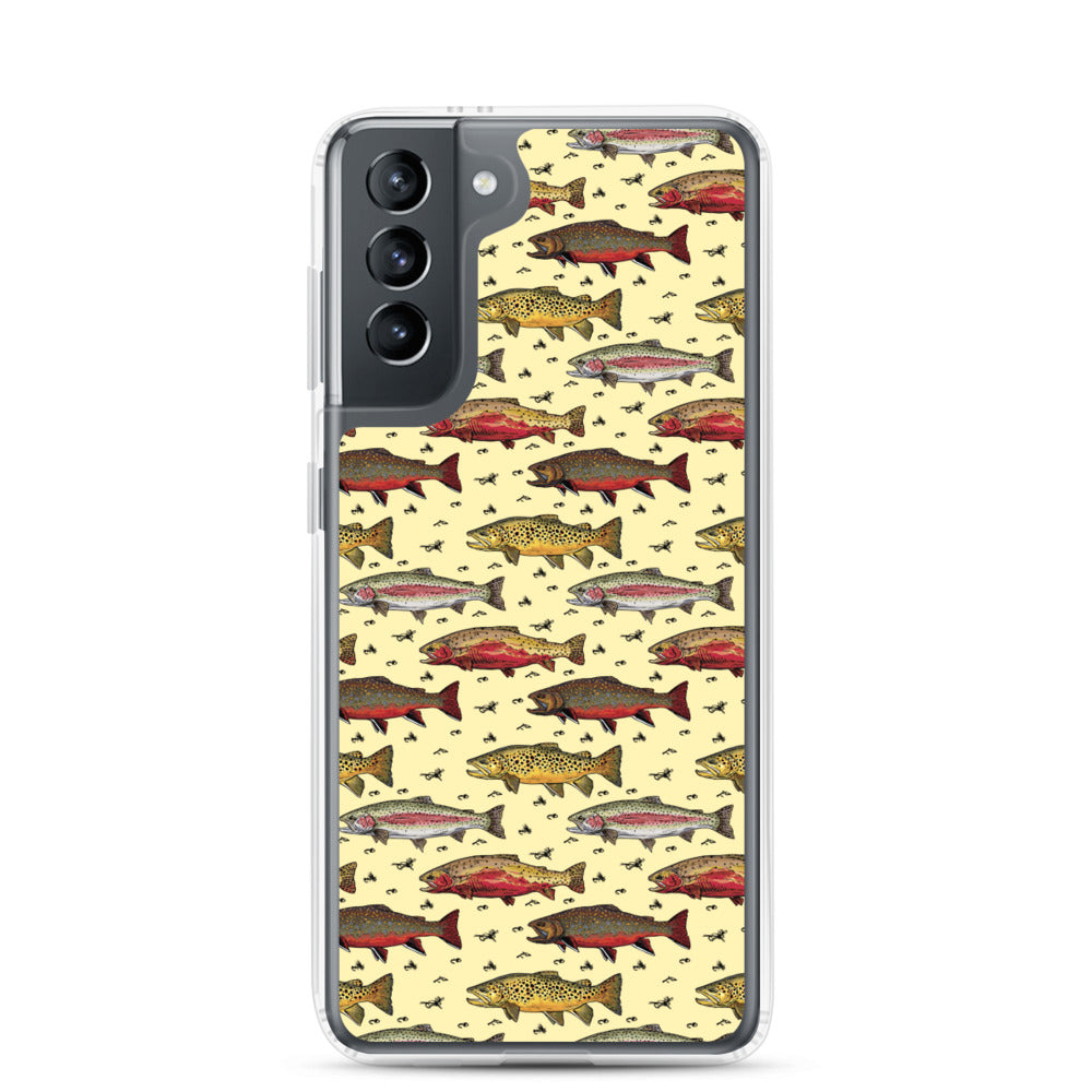 Trout Party Samsung Case Yellow