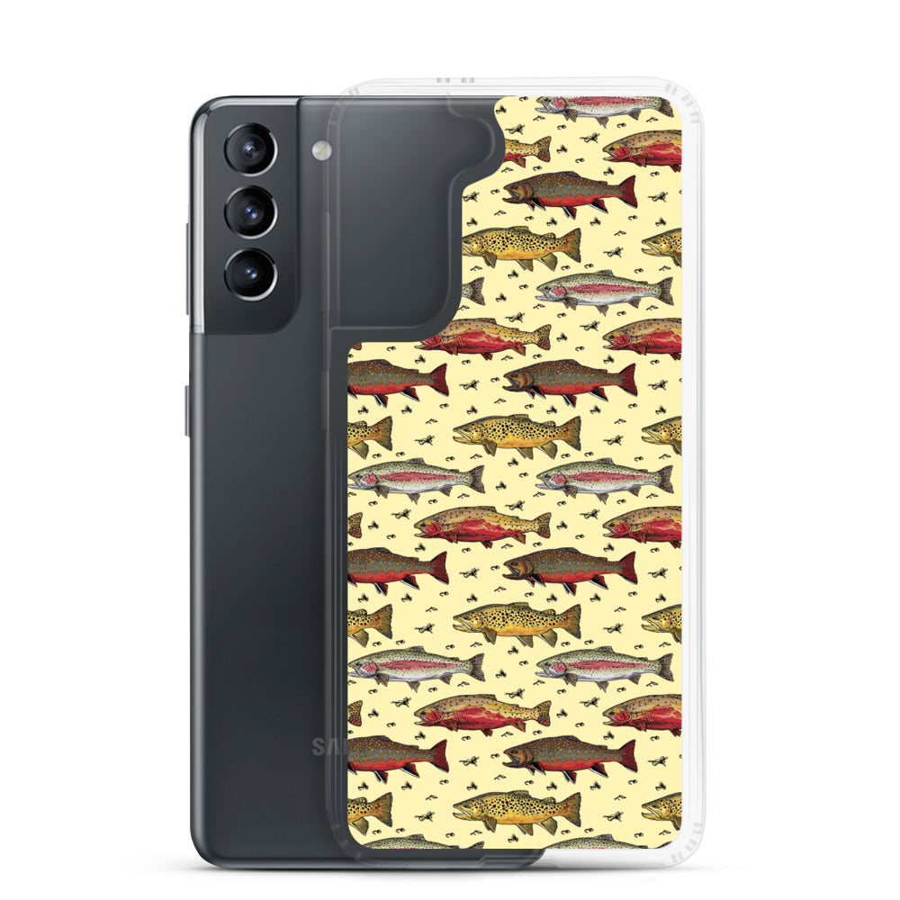 Trout Party Samsung Case Yellow