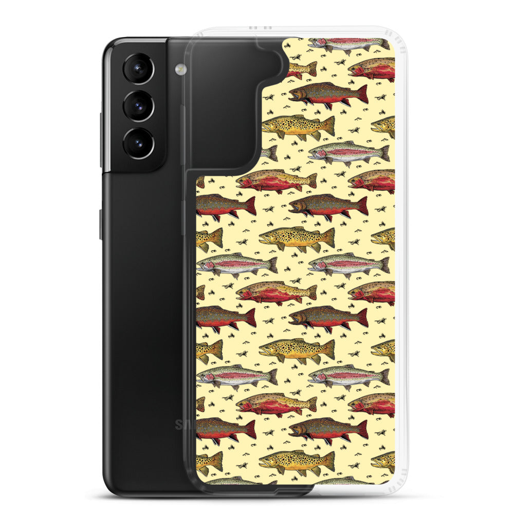 Trout Party Samsung Case Yellow