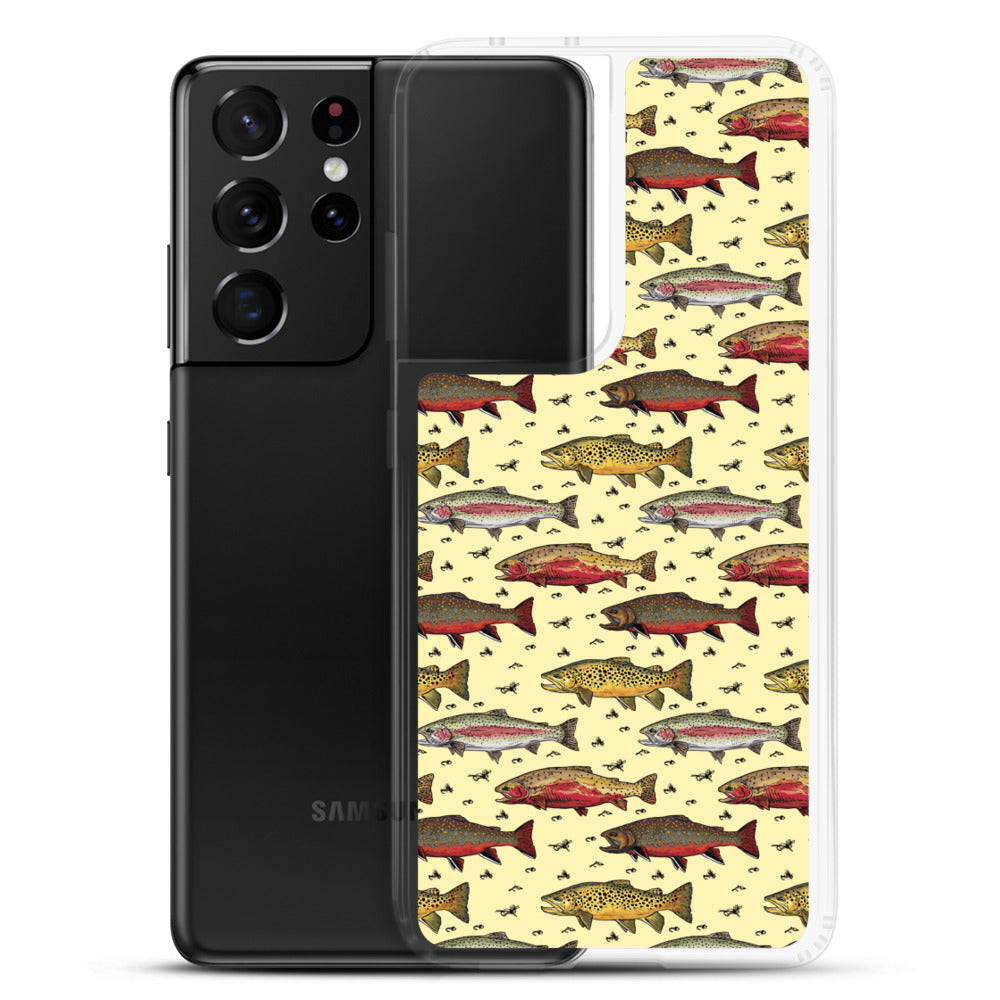 Trout Party Samsung Case Yellow