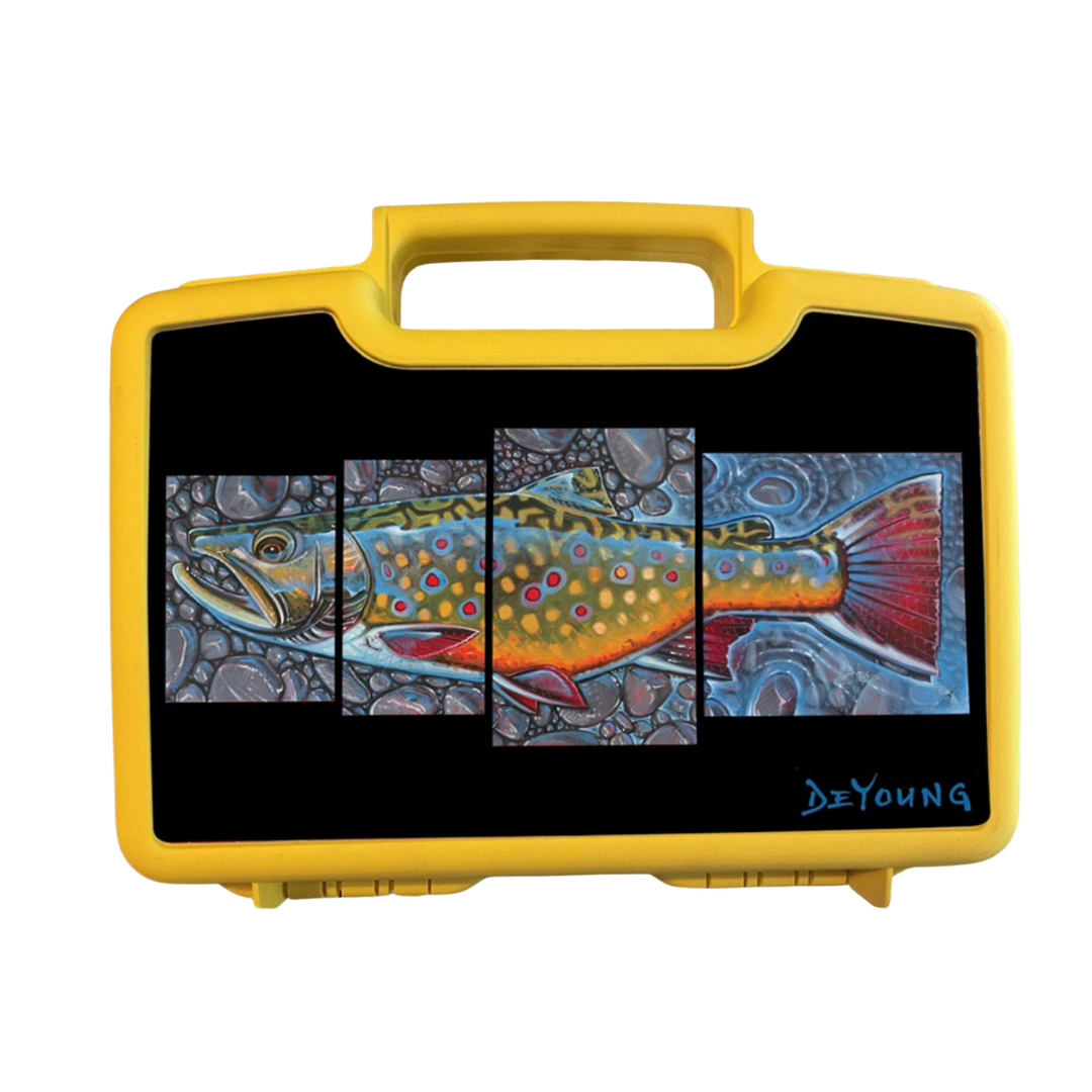 DeYoung Cliff’s Bugger Beast Jr. Fly Box -  4 Panel Brookie