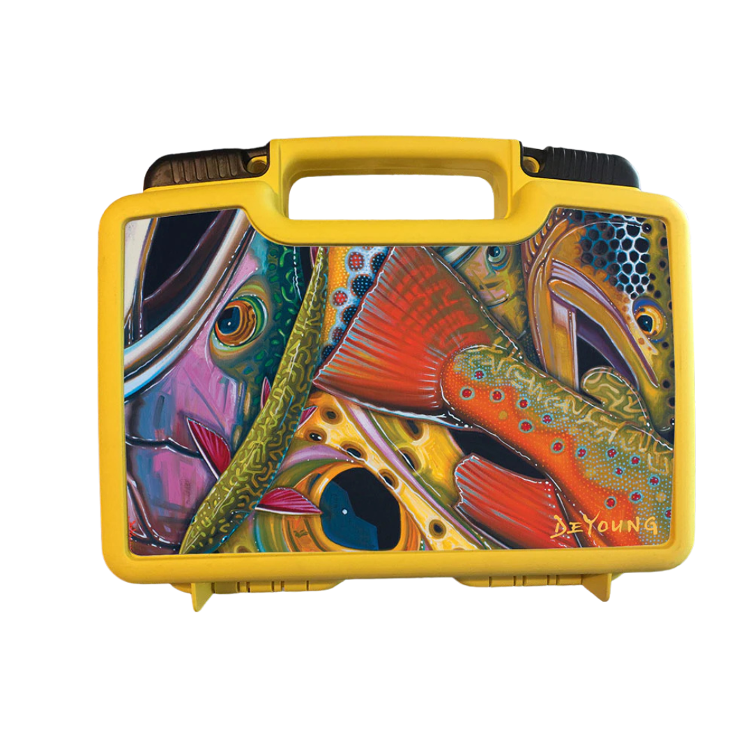 DeYoung  Cliff’s Bugger Beast Jr. Fly Box -  Trout Confetti
