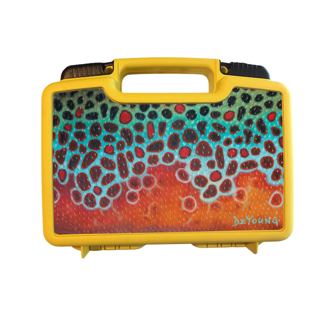 DeYoung Cliff’s Bugger Beast Jr. Fly Box - Brown Trout Flank