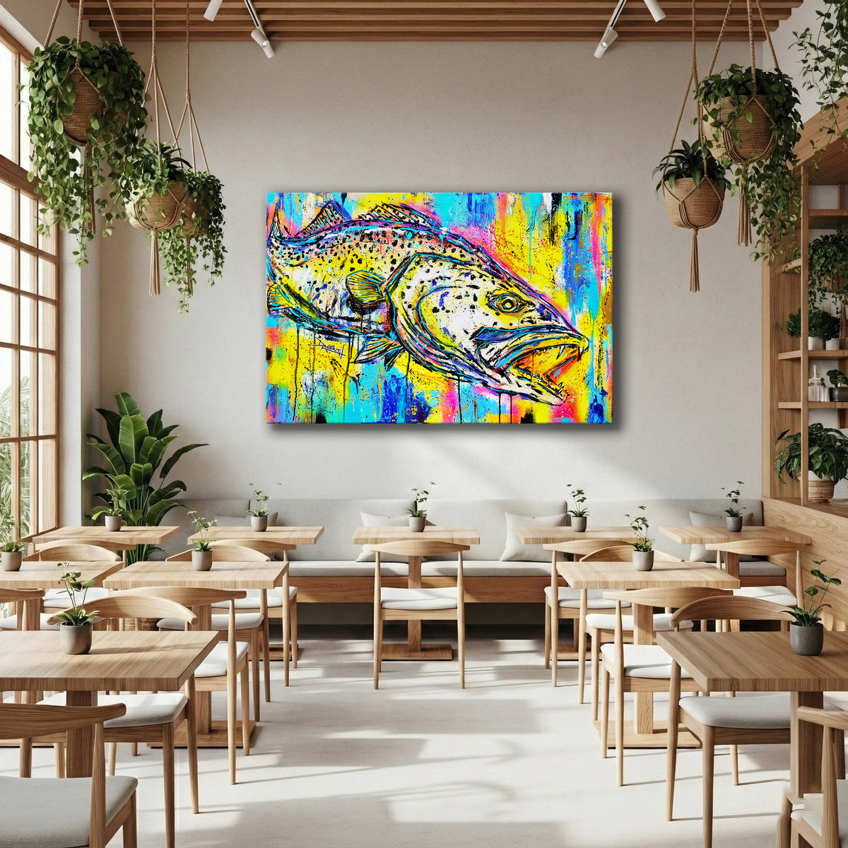 Speckled Trout Canvas