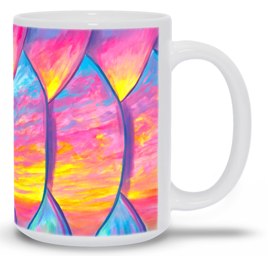 Tarpon Scales Mug by Zach Otte