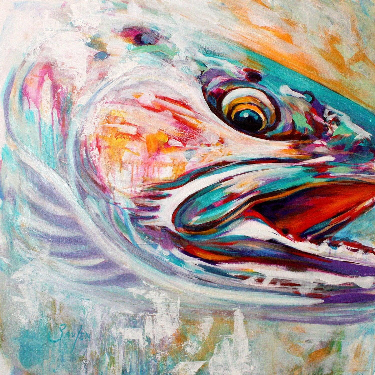 &quot;Vanishing Native&quot; Steelhead Trout Art