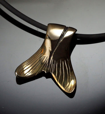 Bronze Snook Tail Pendant