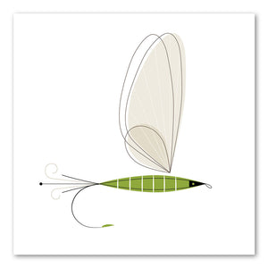 "The Green Drake" by Jerry Tanner, The Modern Fly Series