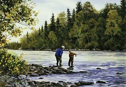 &quot;First Casts&quot; by Bob White