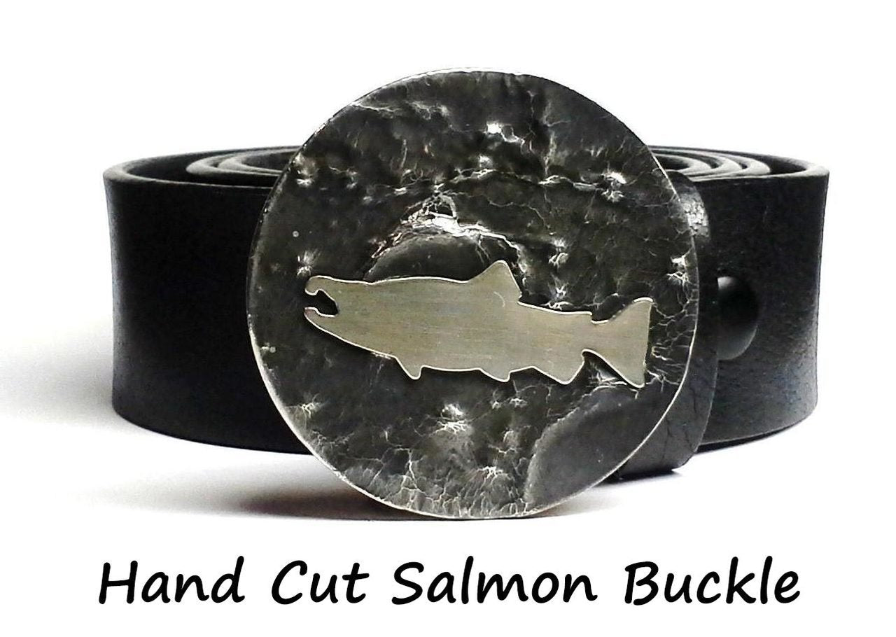 Hand Crafted Sport Fish Belt Buckle by Mark Goodwin