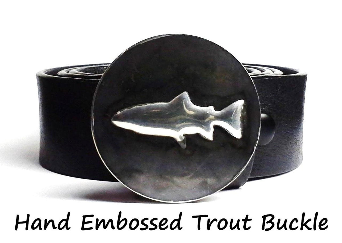 Hand Crafted Artisan Fish Buckle by Mark Goodwin